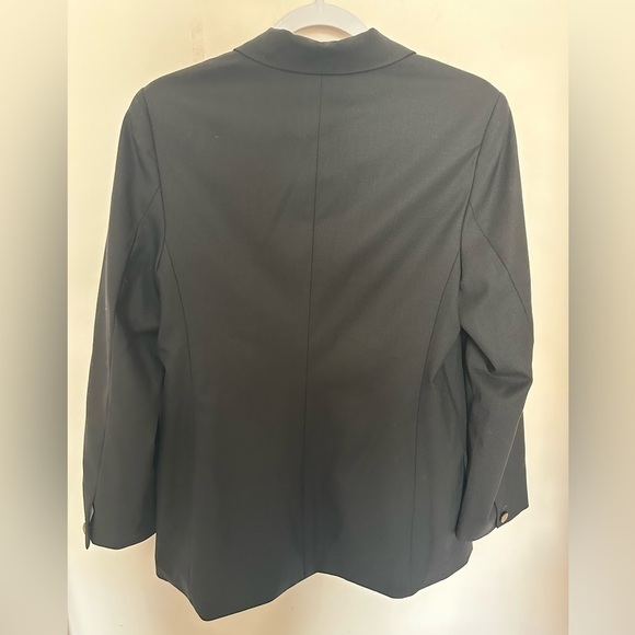 Rag and Bone virgin Wool polyester spandex Blazer NWT size 6 black - Picture 2 of 8